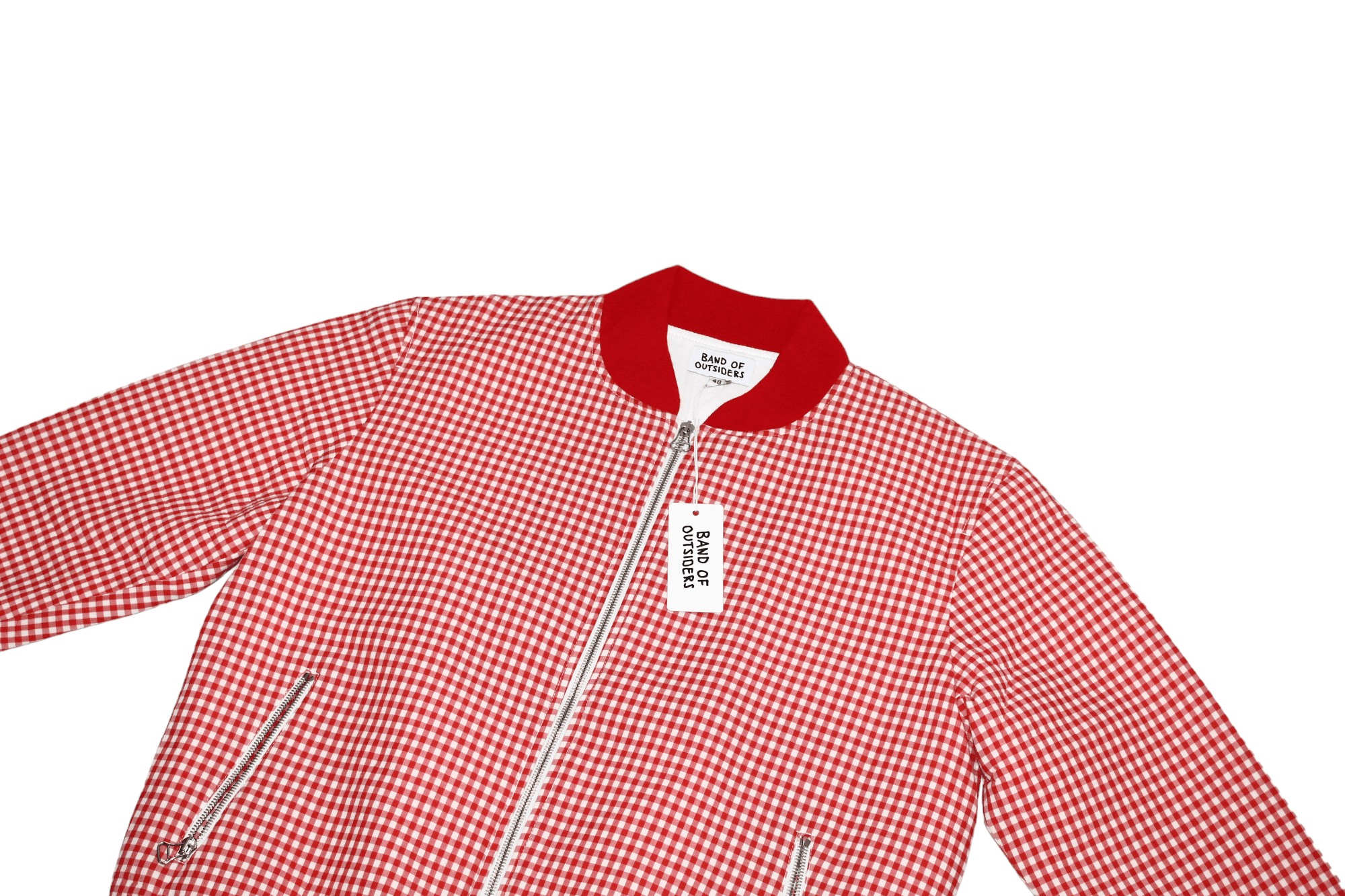 Band Of Outsiders Captain's Check Varsity Jacket