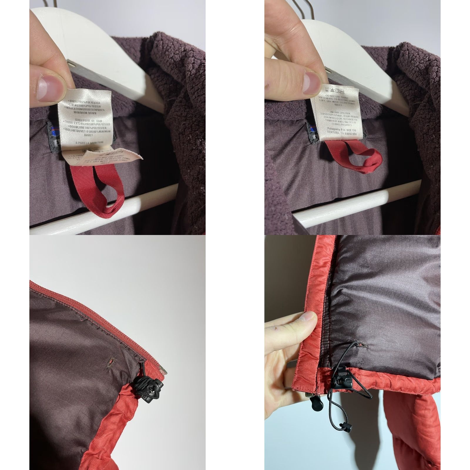 Patagonia Patagonia Jacket Puffer Women M Orange Down Zip 1/2 1/4 Full Zip Lightweight Pockets Logo Regular Size: M Womens Fall Winter Size M / US 6-8 / IT 42-44 - 9 Thumbnail