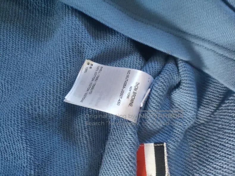 Thom Browne Thom Browne Solid color chest pocket loose round-neck stra Size US M / EU 48-50 / 2 - 6 Thumbnail