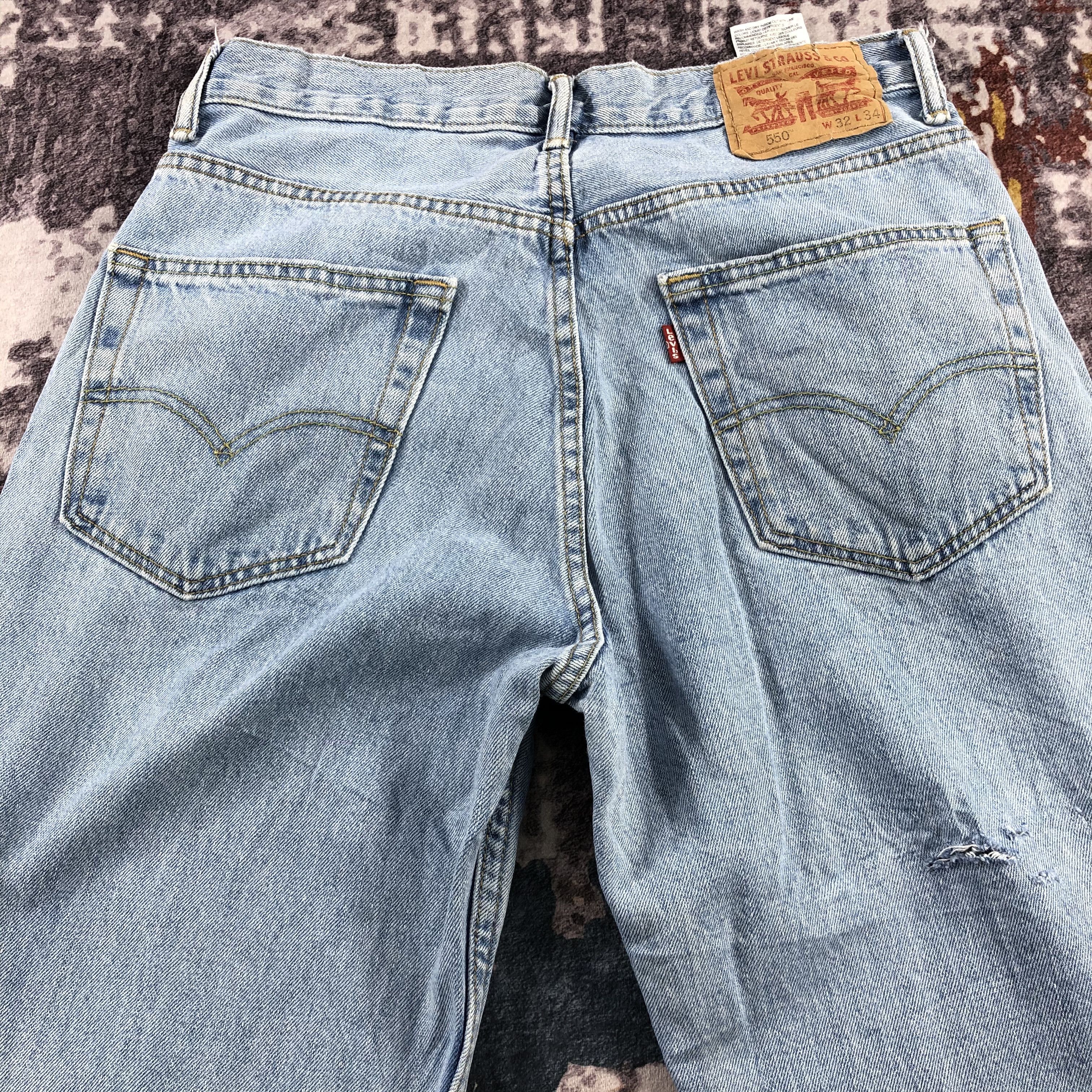 Levi's × Vintage Vintage Light Wash Levis 550 Jeans-JM2827 Size US 29 - 5 Thumbnail