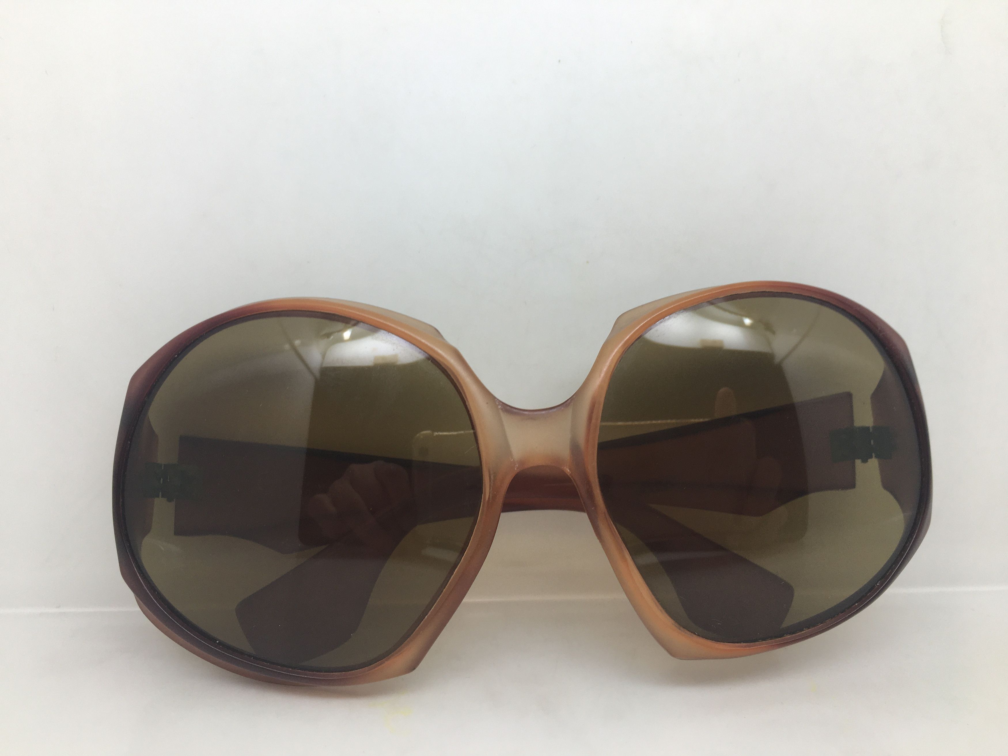 Vintage Handmade Acetate Diva Sunglasses France Glass Lens Size ONE SIZE - 7 Thumbnail