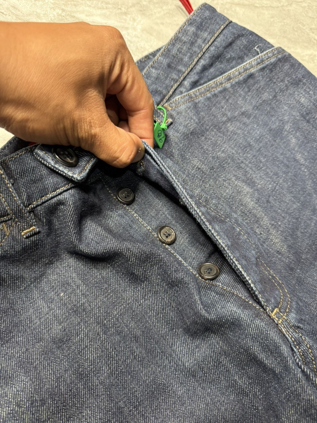 Prada Archival Prada Indigo Boot Cut Jeans Size US 34 / EU 50 - 9 Thumbnail