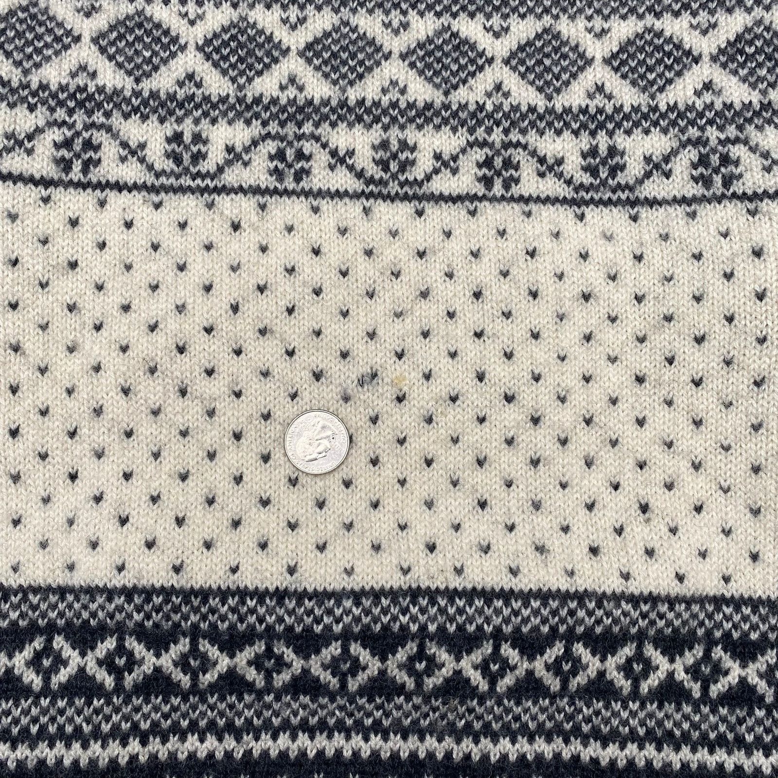 J.Crew × Vintage VTG 90s J.Crew Oarsmen Nordic Wool Sweater Large Fair Isle Size US L / EU 52-54 / 3 - 9 Thumbnail
