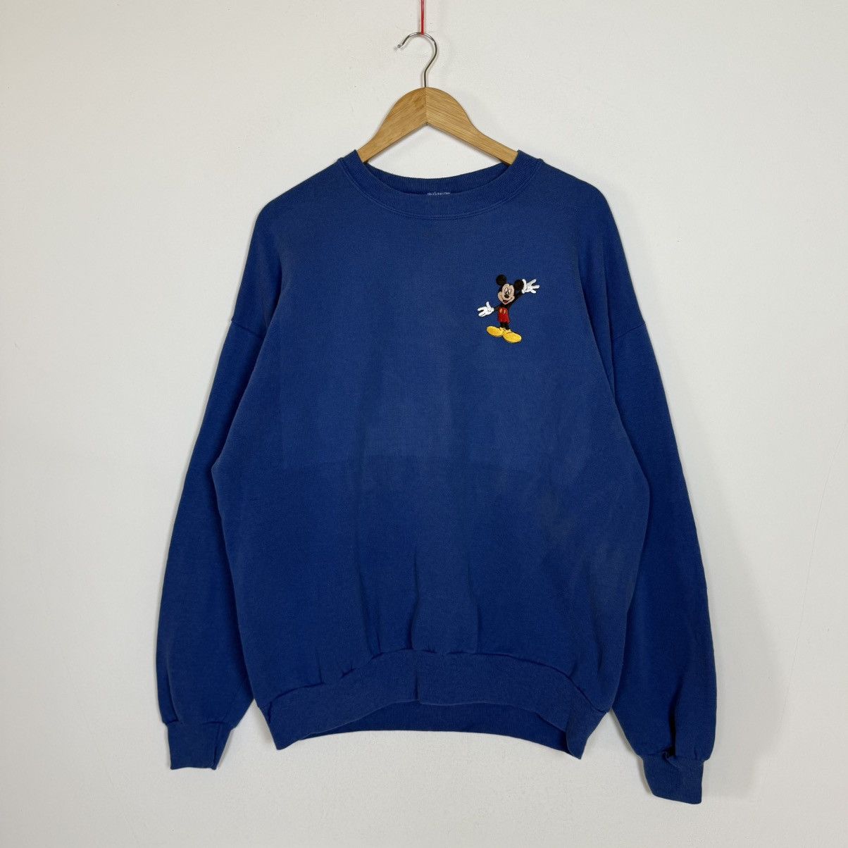 Disney × Mickey Mouse × Velva Sheen Vintage Mickey Character Sweatshirt Size US L / EU 52-54 / 3 - 1 Thumbnail