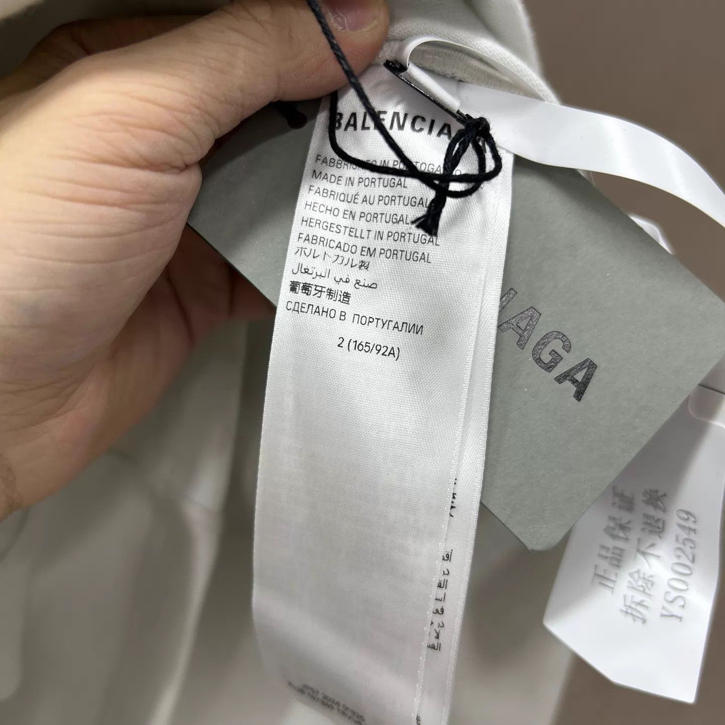 Balenciaga Balenciaga 25ss Key Bow Print Short Sleeve Tee Women's 2 Size M / US 6-8 / IT 42-44 - 4 Thumbnail