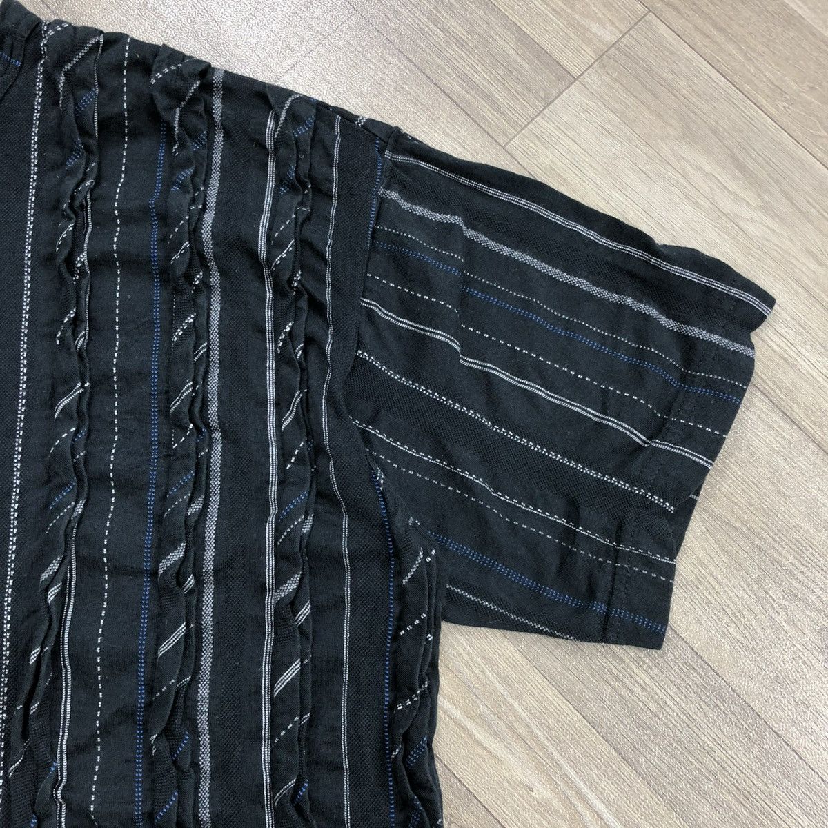 Comme des Garcons × Comme des Garcons Homme × Comme des Garcons Homme Plus SS99 Comme des Garcons Homme CDG Ruffled Striped Size US M / EU 48-50 / 2 - 9 Thumbnail