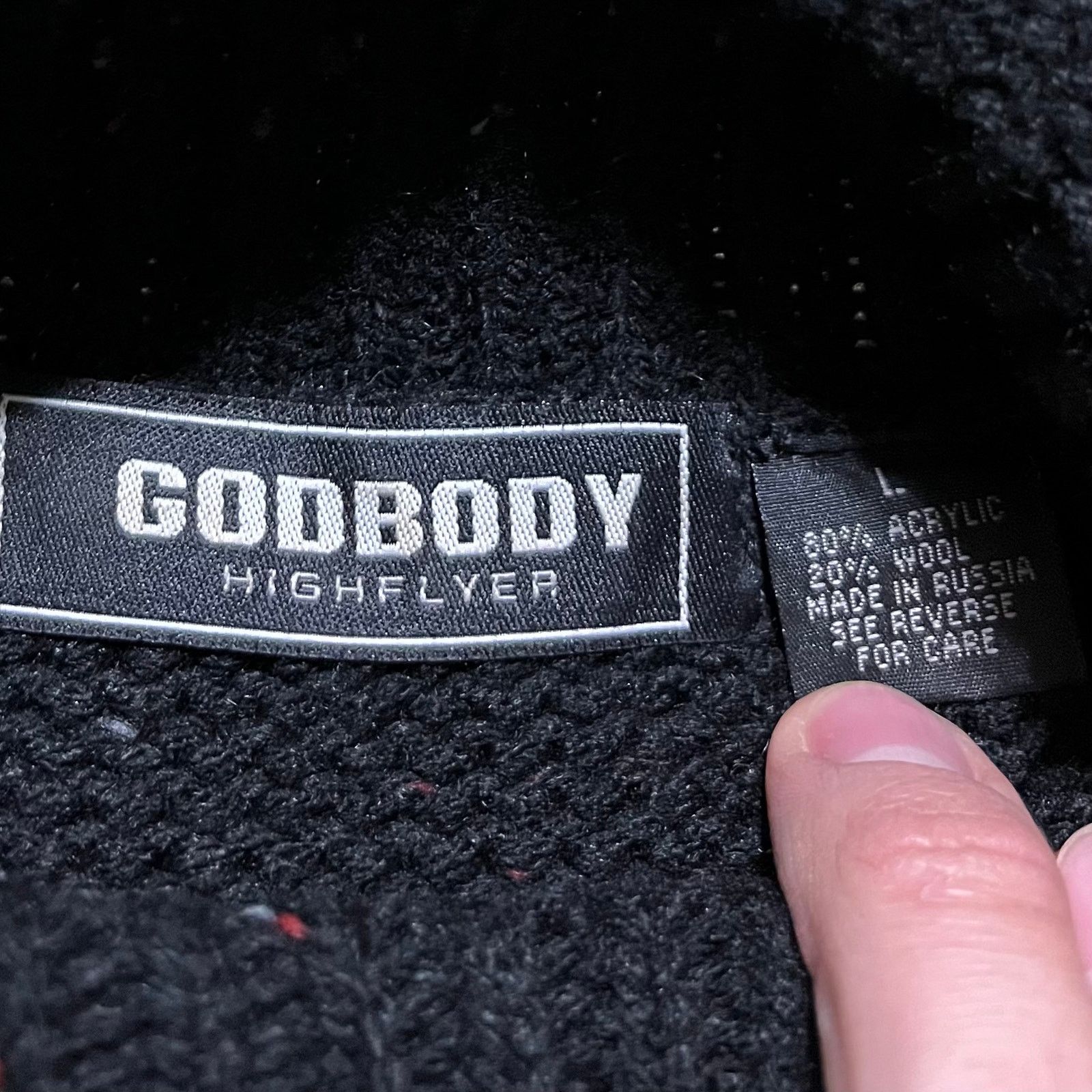 Other Y2K Godbody Life Ain’t Easy Knit Sweater Graphic Turtleneck Size US L / EU 52-54 / 3 - 4 Thumbnail