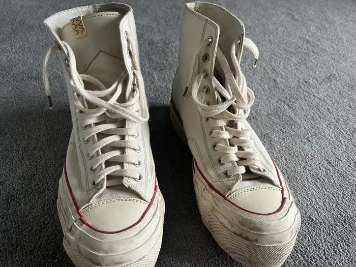 Visvim Visvim Skagway Hi - white Size US 11 / EU 44 - 1 Thumbnail