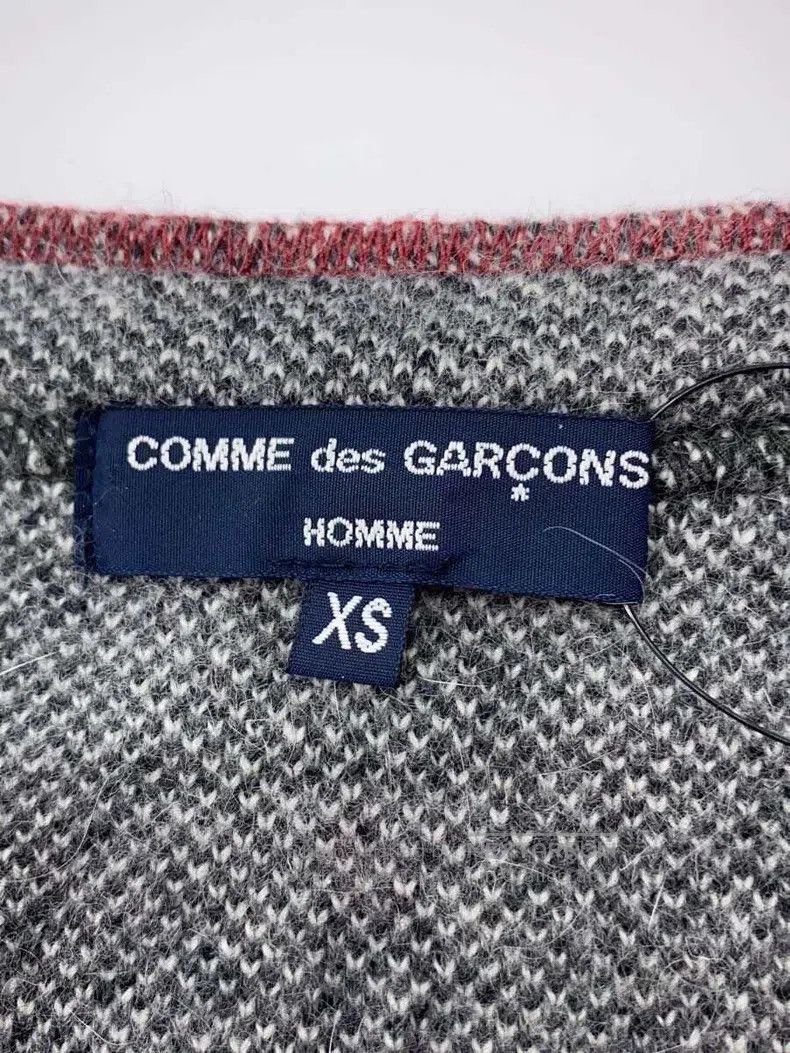 Comme des Garcons Comme Des Garcons V-neck Knitwear, Geometric Diamond Patte Size XS / US 0-2 / IT 36-38 - 4 Thumbnail