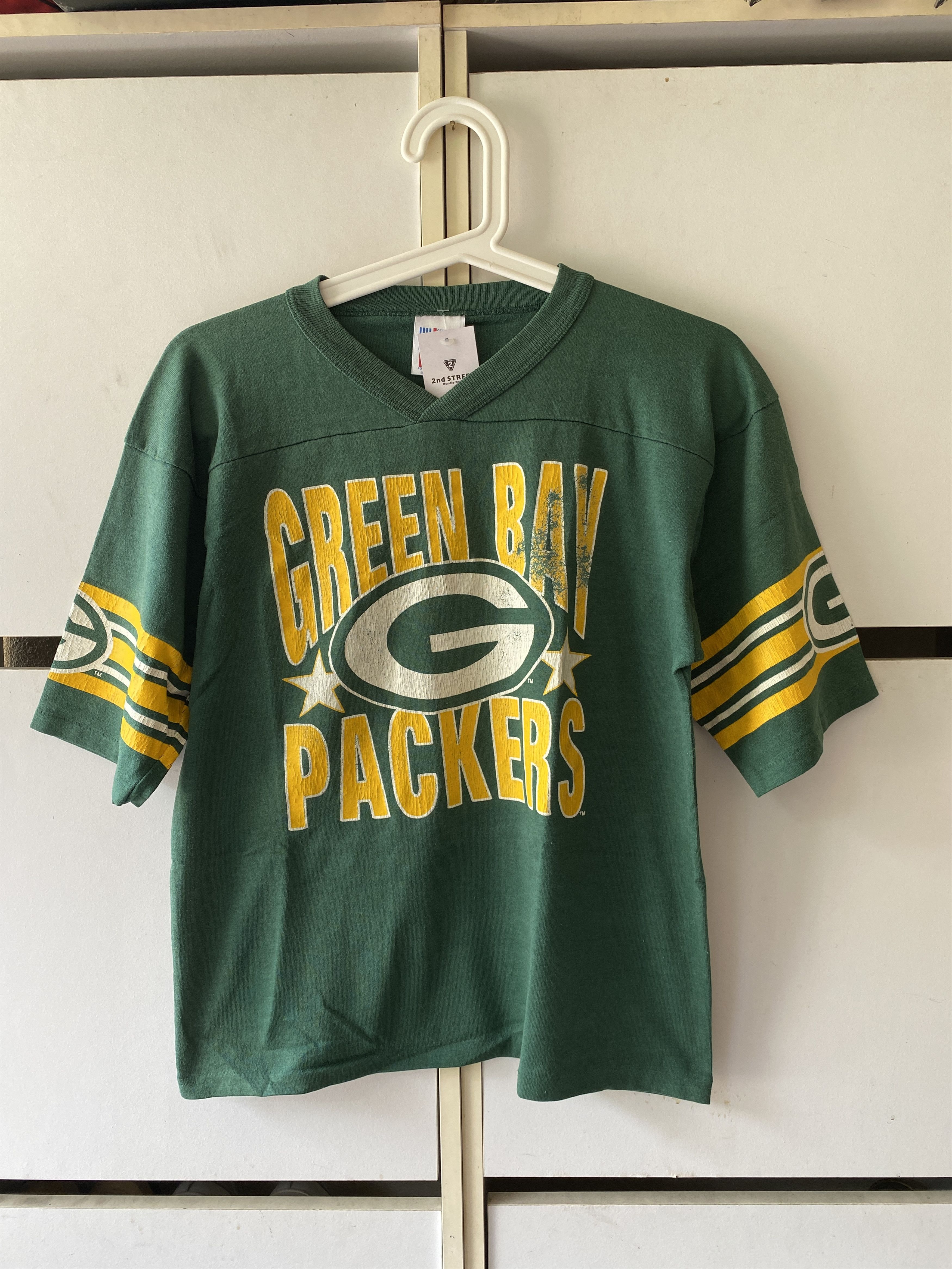 NFL VINTAGE GREEN BAY PACKERS NFL TEEN T SHIRT Size L / US 10 / IT 46 - 1 Thumbnail