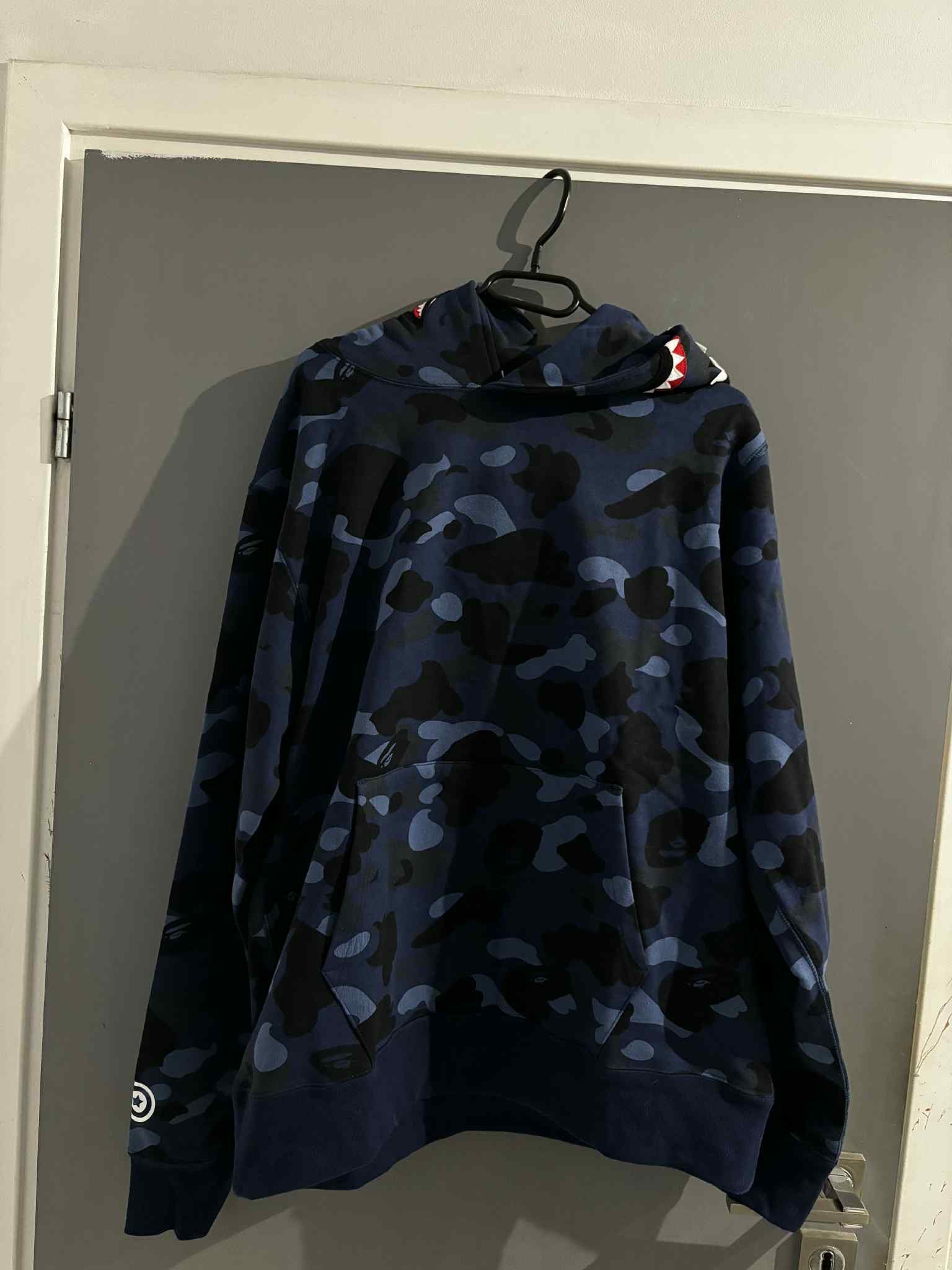 Bape A Bathing Ape Colour Camo Shark Pullover Hoodie Blue Size US XL / EU 56 / 4 - 9 Thumbnail