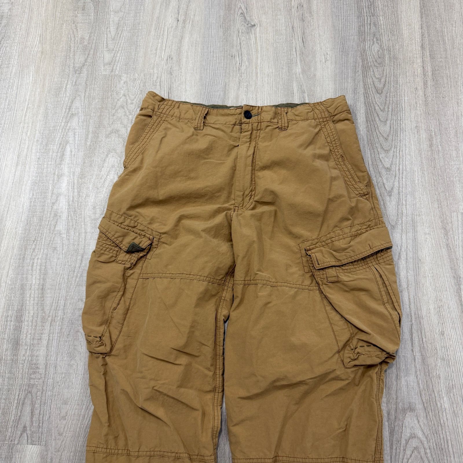 Vintage Vintage Arizona Jean Co. Cargo Pants Men's 36x30 Tan y2k Size US 36 / EU 52 - 3 Thumbnail