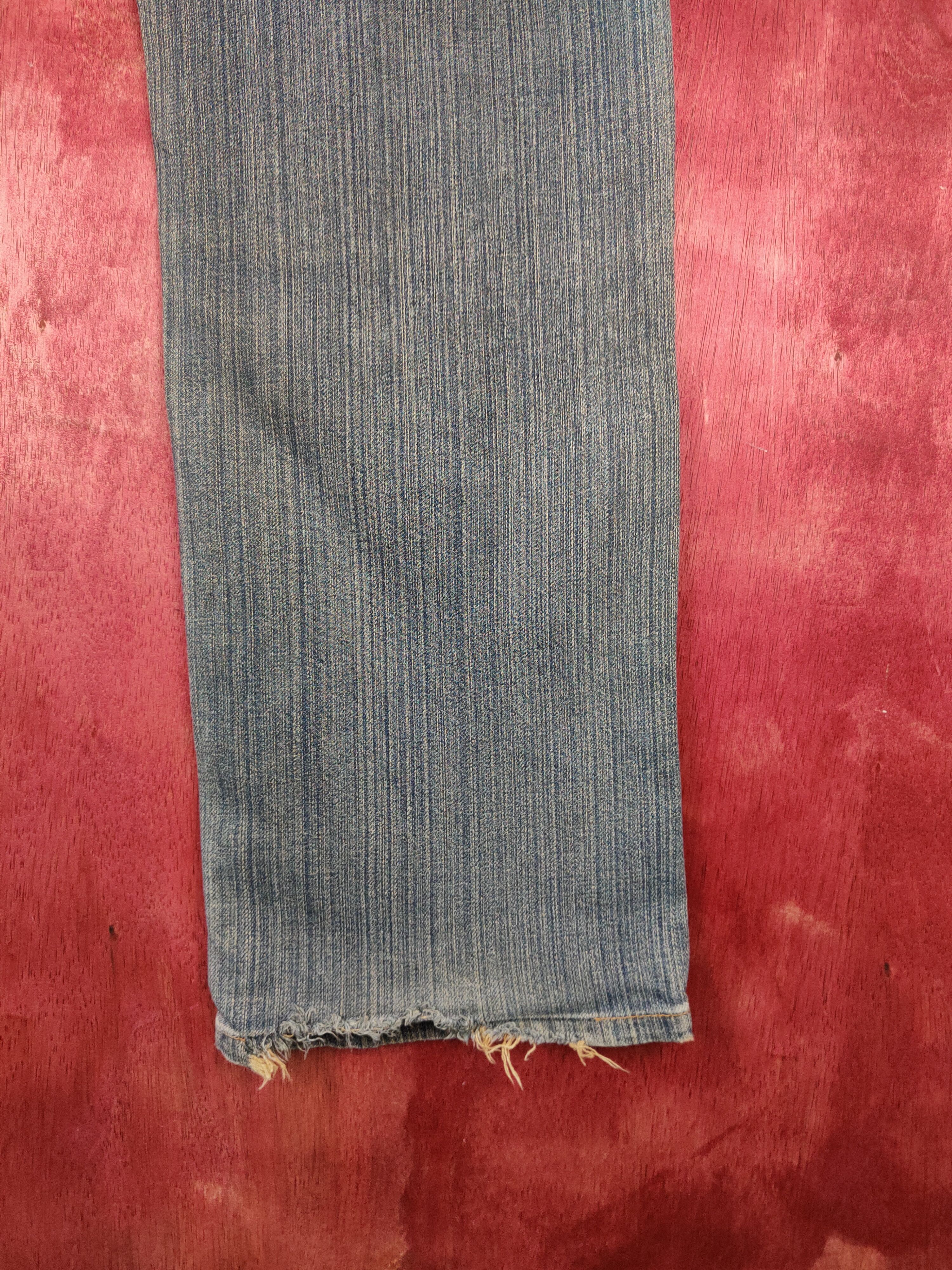 Edwin vintage Edwin Dark Blue Faded distressed Denim #S1605 Size US 30 / EU 46 - 12 Thumbnail