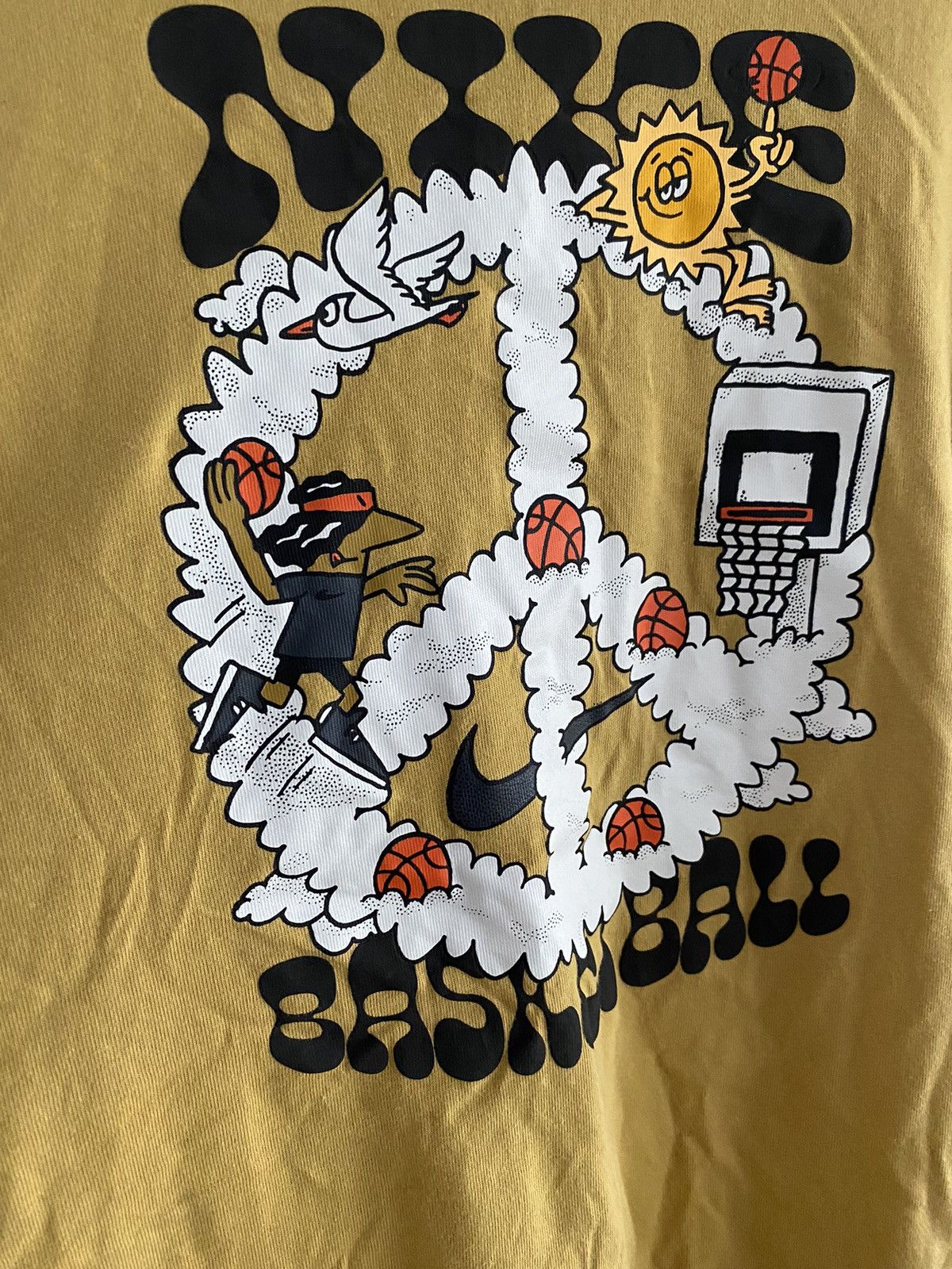 Nike Longsleeve Nike Basketball Vintage , Y2k,USA,Drill Size US M / EU 48-50 / 2 - 2 Thumbnail