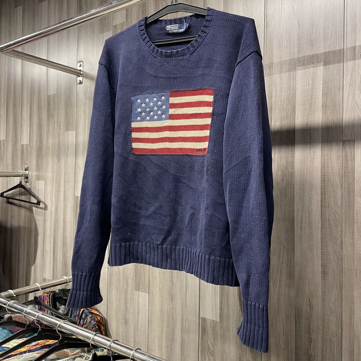 Polo Ralph Lauren Polo Ralph Lauren American Flag Sweater Size US L / EU 52-54 / 3 - 4 Thumbnail