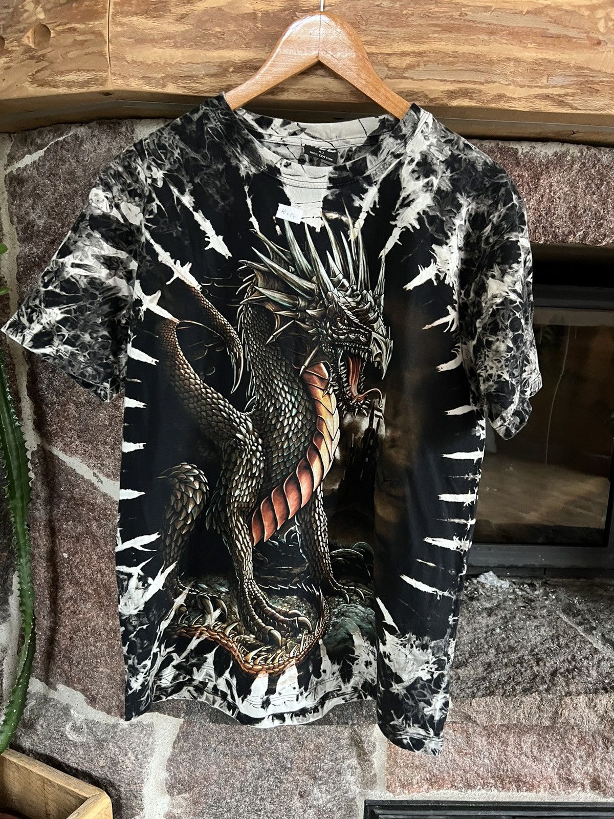 Affliction × Dragonfly Full print t-shirt tee Tis , dark side, ghost M dragon Size US L / EU 52-54 / 3 - 1 Thumbnail