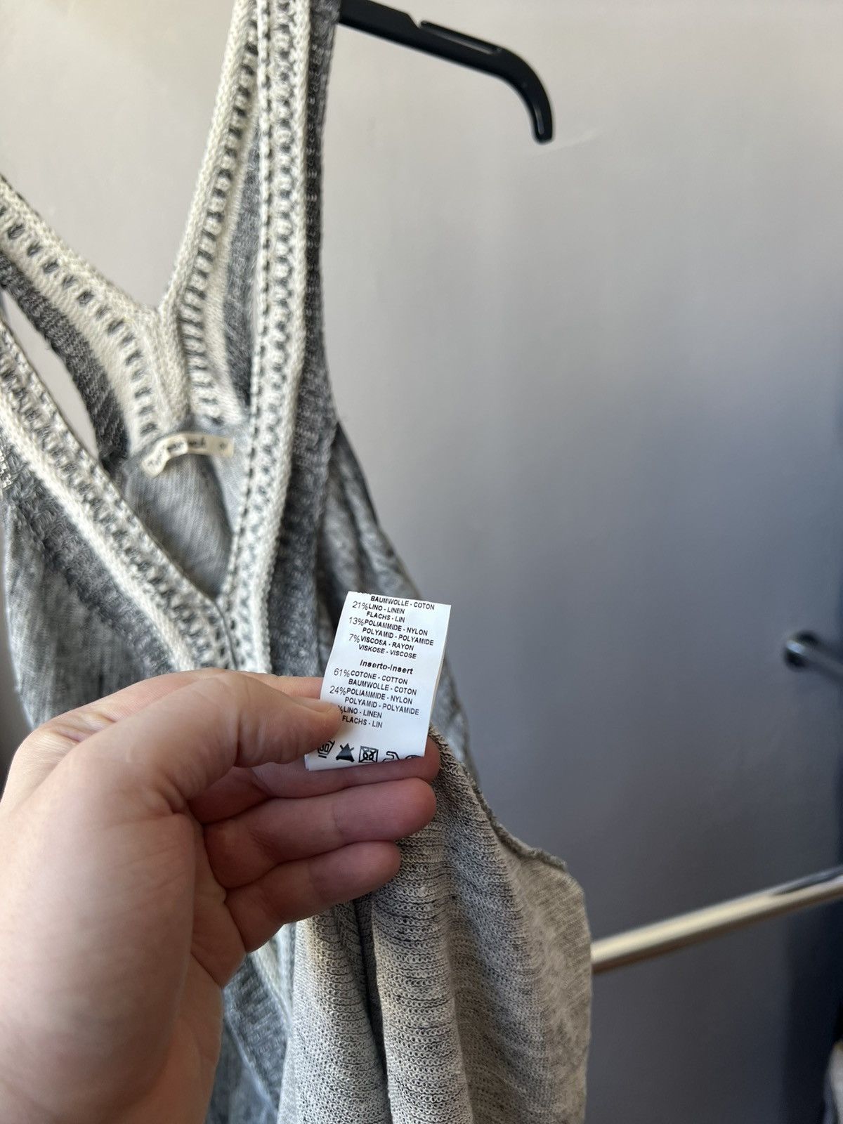 Transit TRANSIT PAR SUCH MADE IN ITALY ASYMMETRICAL WOMEN GRAY DRESS Size XS / US 0-2 / IT 36-38 - 8 Thumbnail