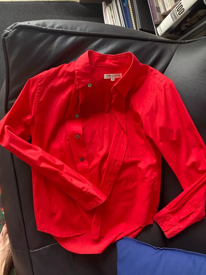 Comme Des Garcons Red Shirt