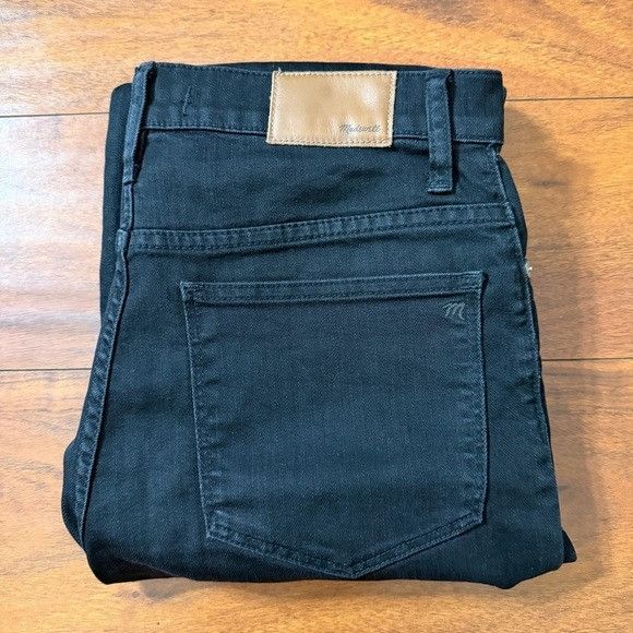 Madewell Madewell Slim Wide Leg Crop Relaxed Black Jeans Sz 28 Size 28" / US 6 / IT 42 - 8 Thumbnail