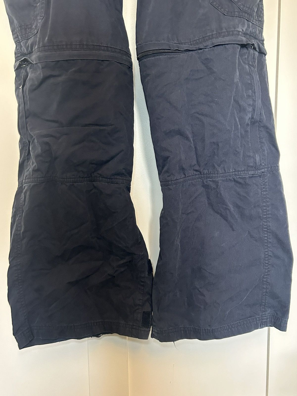 Vintage Baggy flared modular cargo pants Size US 34 / EU 50 - 4 Thumbnail