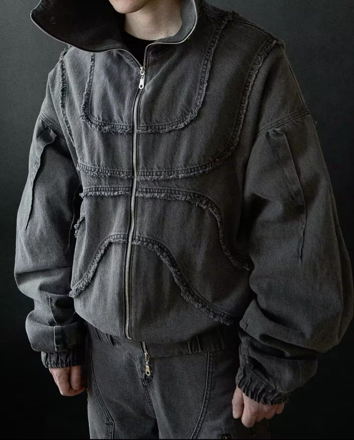 Japanese Brand × Vintage Men's Y2K Denim Jacket Size US XL / EU 56 / 4 - 4 Thumbnail
