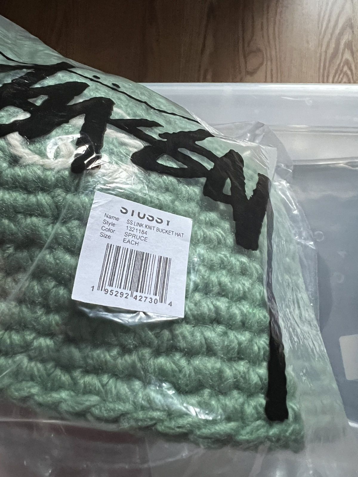 Stussy Stussy Link Crochet Bucket Hat - NWT Size ONE SIZE - 4 Thumbnail