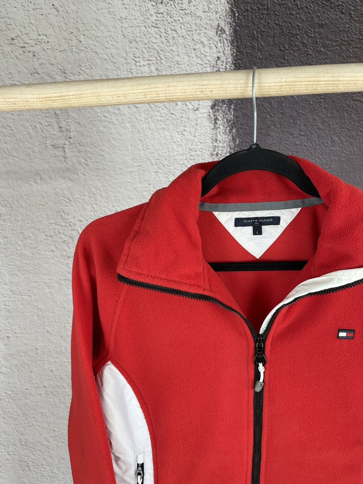 Tommy Hilfiger Tommy Hilfiger Ski line full zip fleece pullover jacket Size L / US 10 / IT 46 - 3 Thumbnail
