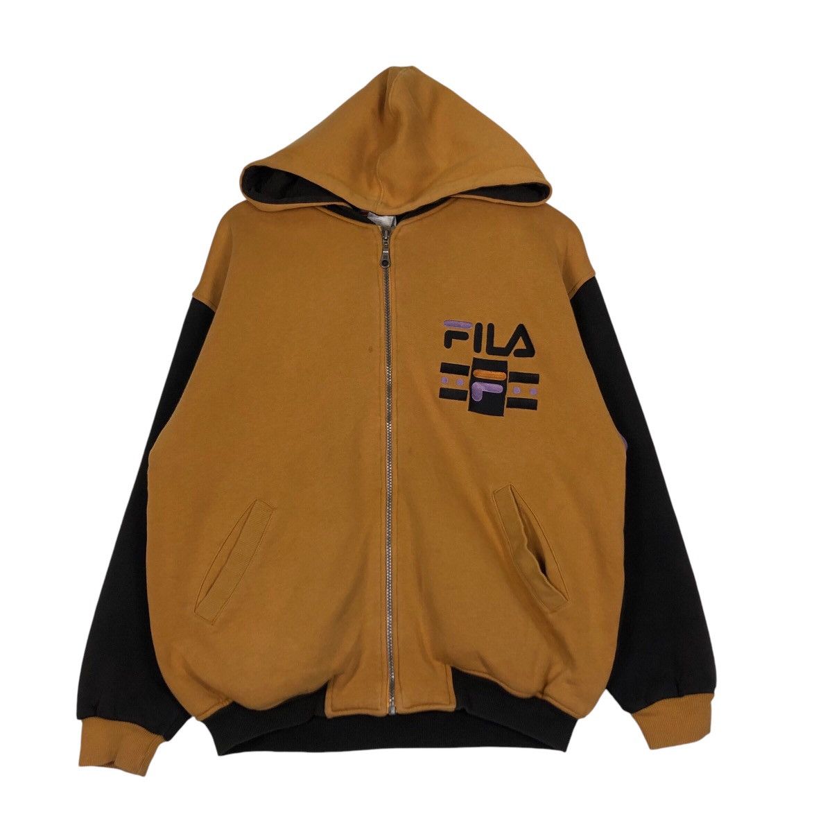 Fila × Japanese Brand × Vintage Vintage Fila Jacket Hoodie 90s Style Streetwear Medium Size US M / EU 48-50 / 2 - 1 Thumbnail