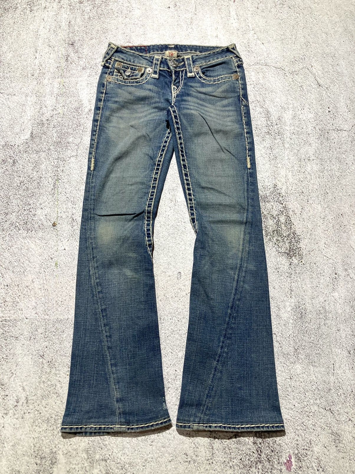 True Religion Vintage True Religion USA Bootcut Flared Denim Jeans Blue Size US 28 / EU 44 - 11 Thumbnail