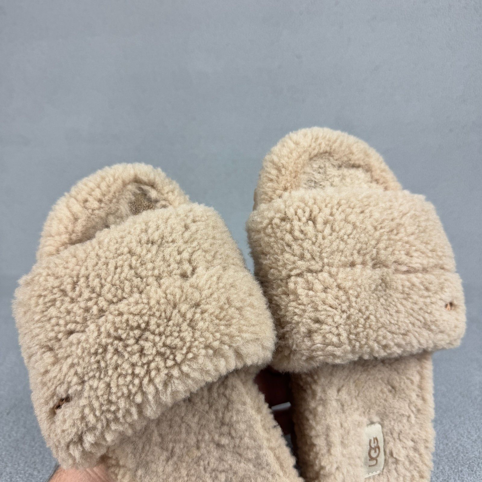 Ugg UGG Cozetta Curly Slide Sandals Womens 8 Sheepskin Slides Size US 8 / IT 38 - 2 Thumbnail