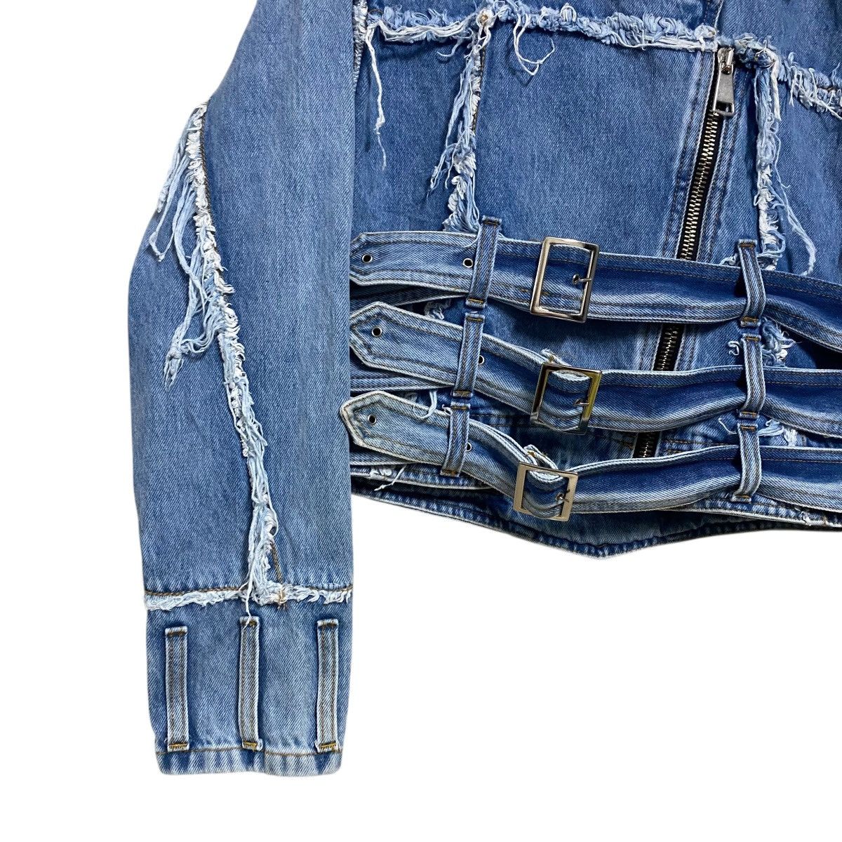 Faith Connexion Faith Connexion Ntmb Belts Denim Jacket Size XS / US 0-2 / IT 36-38 - 6 Thumbnail