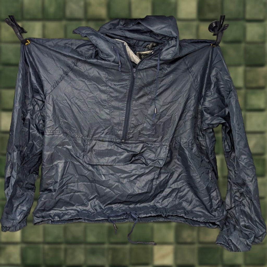 Vintage VINTAGE Totes Weather Protectors Jacket XL Nylon Blue Coat Hooded Packable Pockets Men's 100% Nylon Rain Coat 25" Length 24" Width in Bag Size US XL / EU 56 / 4 - 1 Thumbnail
