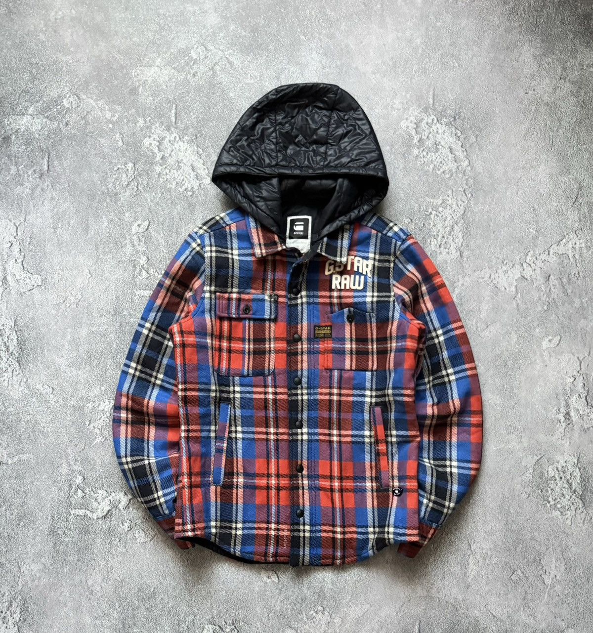 G-Star G star raw M forest hdd quiltd overshirt jacket shirt L/S Size US M / EU 48-50 / 2 - 1 Thumbnail