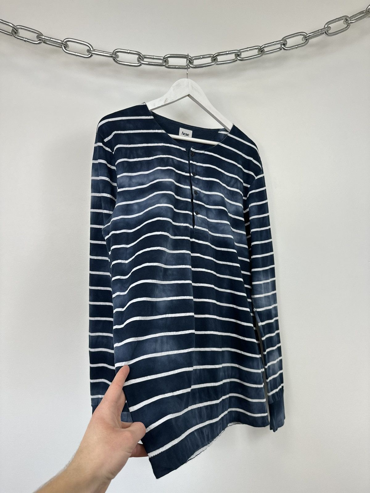 Acne Studios Vintage Acne Studios Humble Stripe SS11 Rare Opium Sweatsirt Size US XL / EU 56 / 4 - 6 Thumbnail