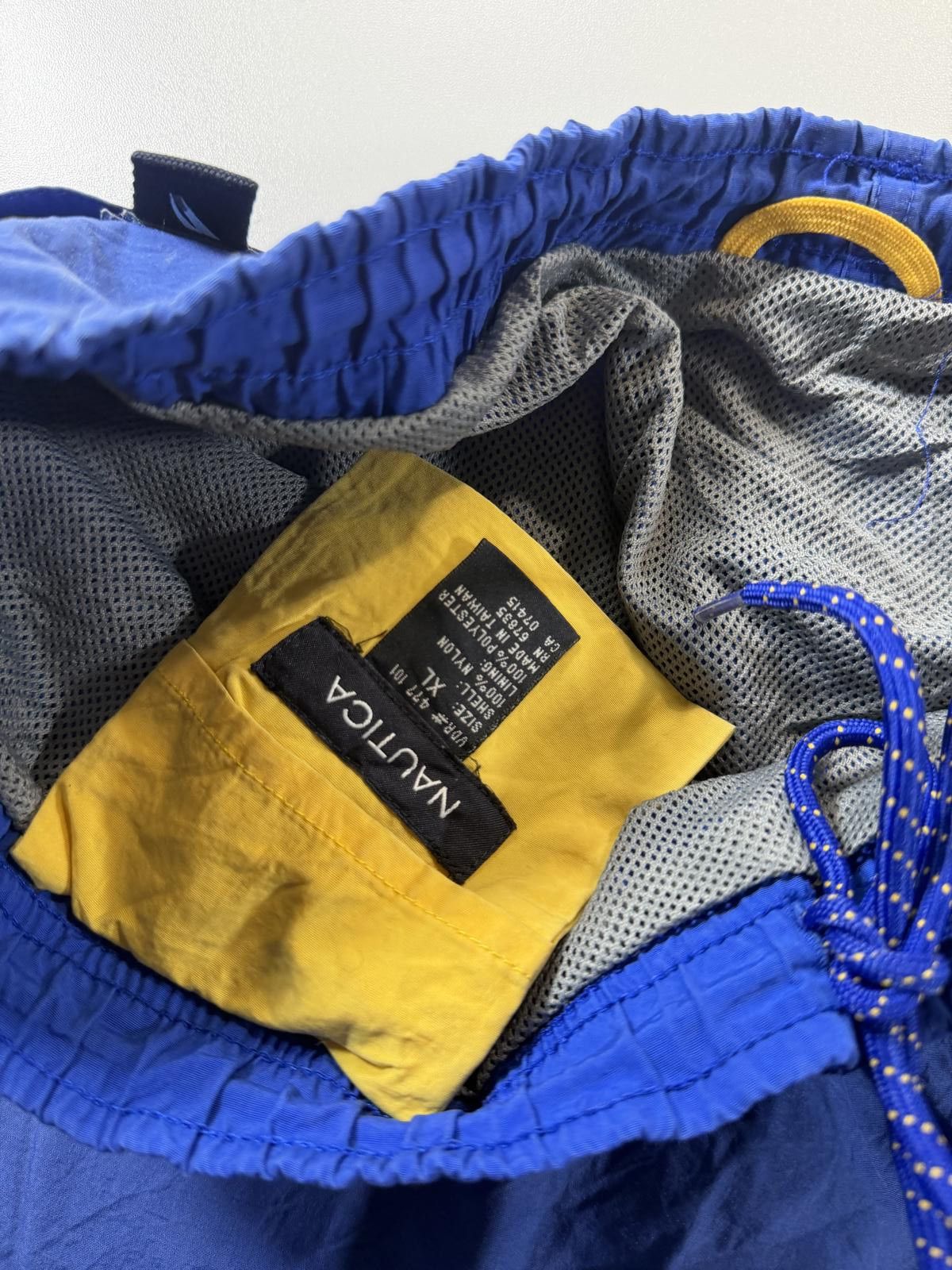 Nautica Nautica Men's Blue Swim Shorts with Yellow XXL Size US 40 / EU 56 - 4 Thumbnail