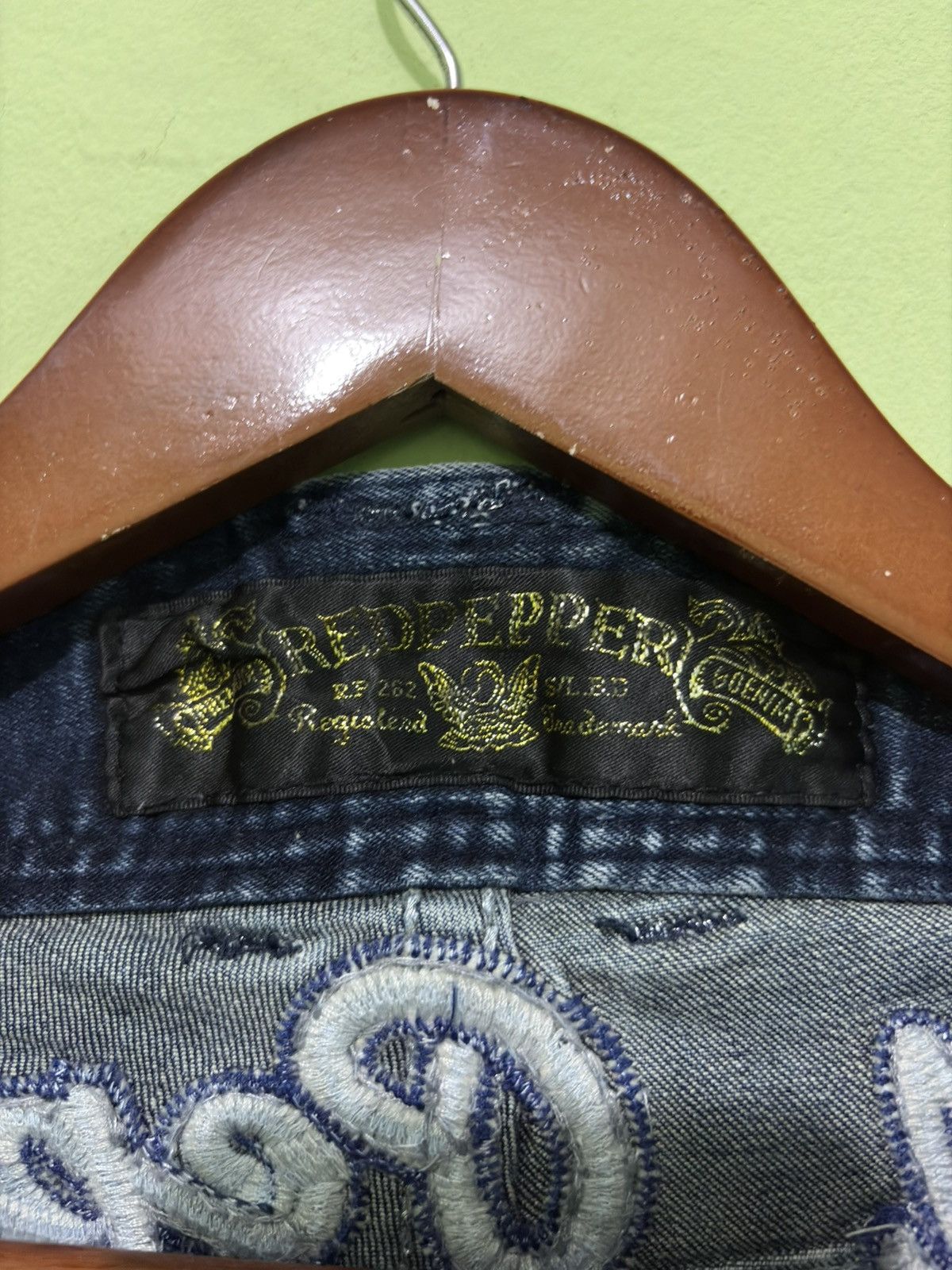 Japanese Brand Japanese Red Pepper Distressed Flared Denin Size US 32 / EU 48 - 15 Thumbnail