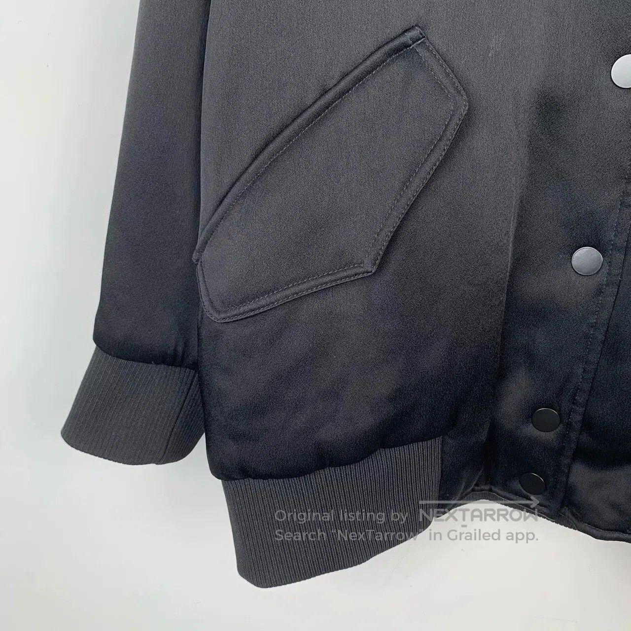 Fendi Fendi Logo Bow Black Baseball Jacket. Size M / US 6-8 / IT 42-44 - 4 Thumbnail