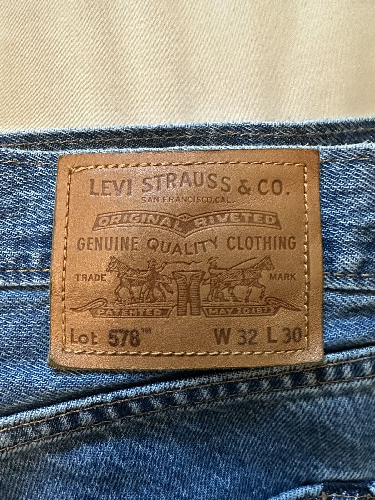 Levi's Levi's 578 Premium Baggy Denim/Jeans (32x30) Size US 32 / EU 48 - 4 Thumbnail