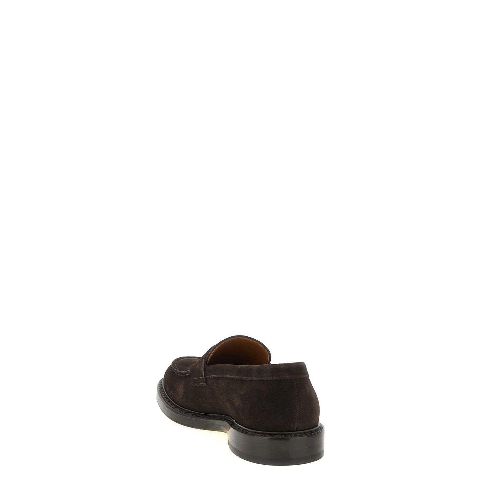 DOUCAL'S Brown Suede Loafers New )