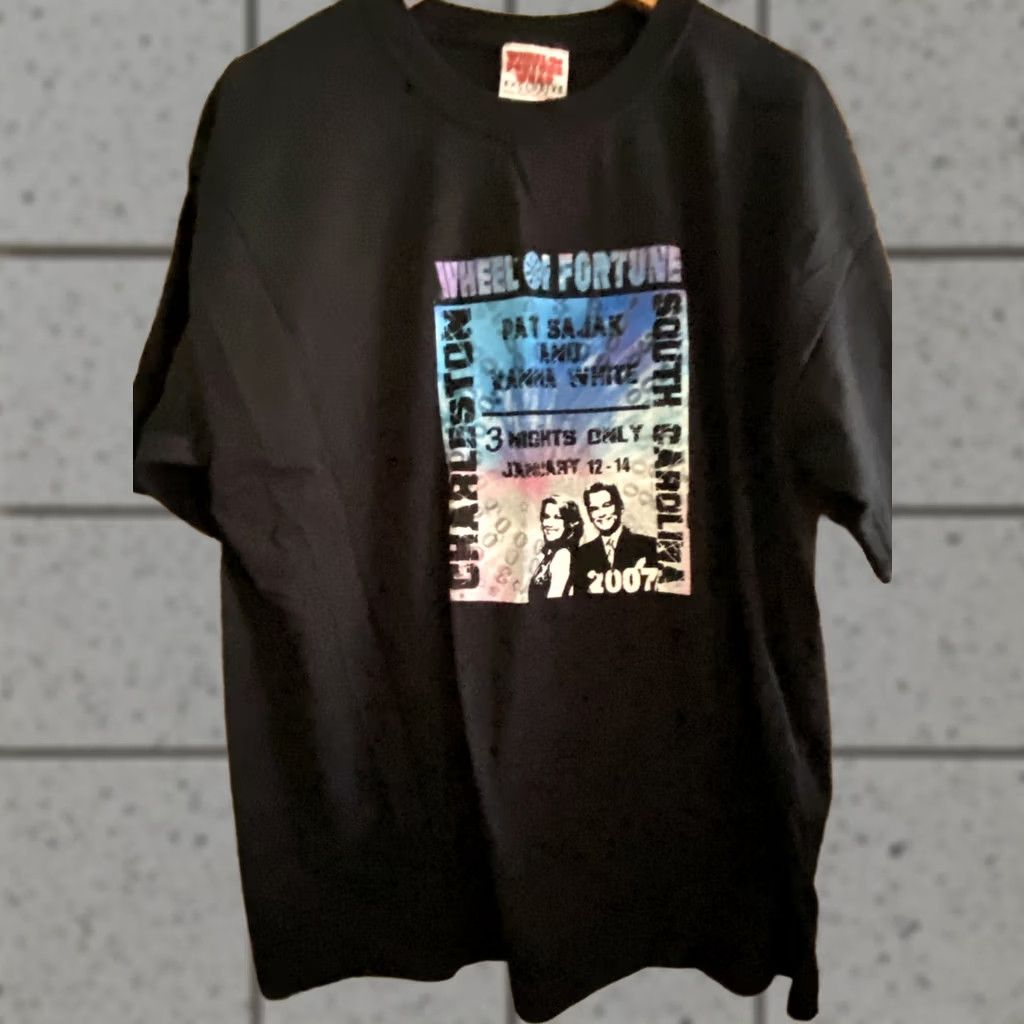 Vintage VINTAGE Wheel Of Fortune Charleston Sc Black XL Shirt Size US XL / EU 56 / 4 - 1 Thumbnail