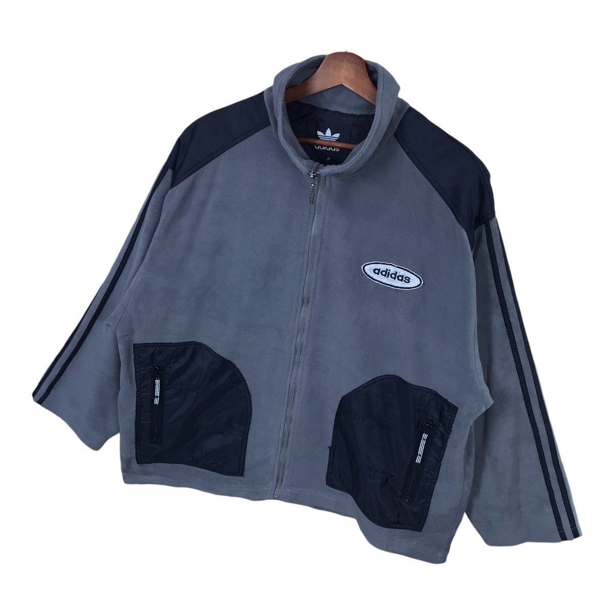 Adidas × Sports Specialties × Vintage Vintage Adidas Zip Up Fleece Jacket Size US XL / EU 56 / 4 - 3 Thumbnail