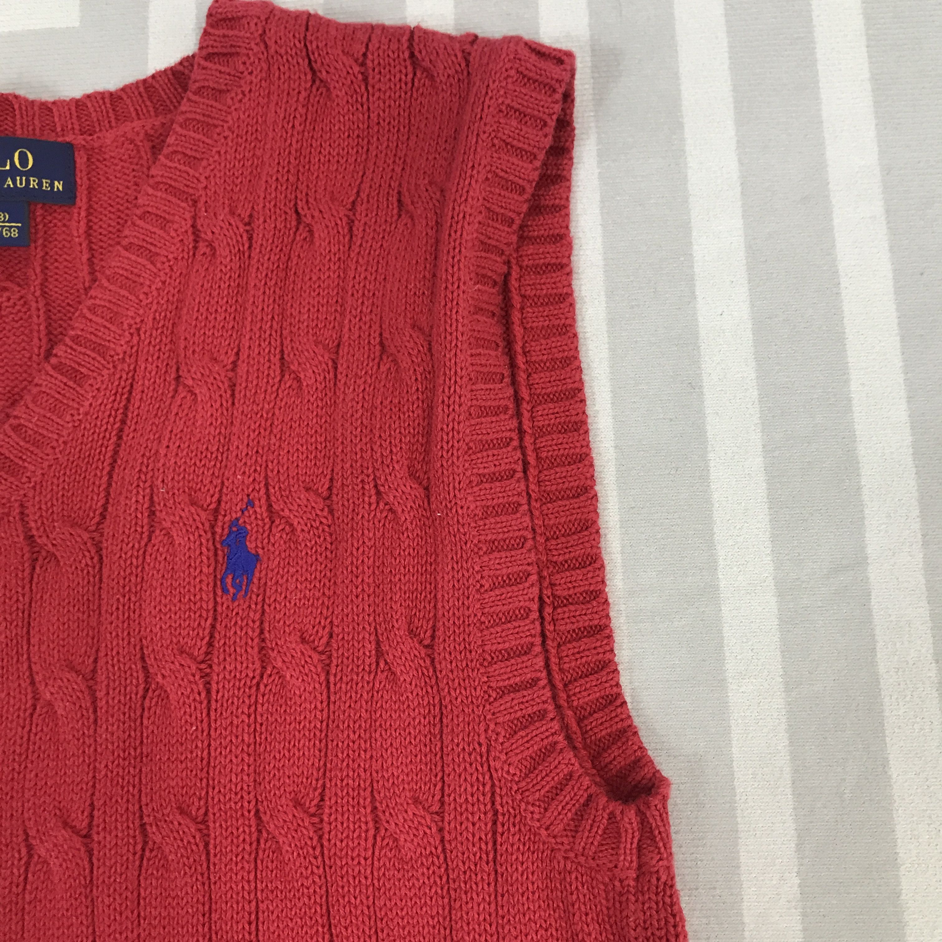 Polo Ralph Lauren × Vintage Vintage Polo Ralph Lauren knitwear vest Jacket Size US S / EU 44-46 / 1 - 8 Thumbnail
