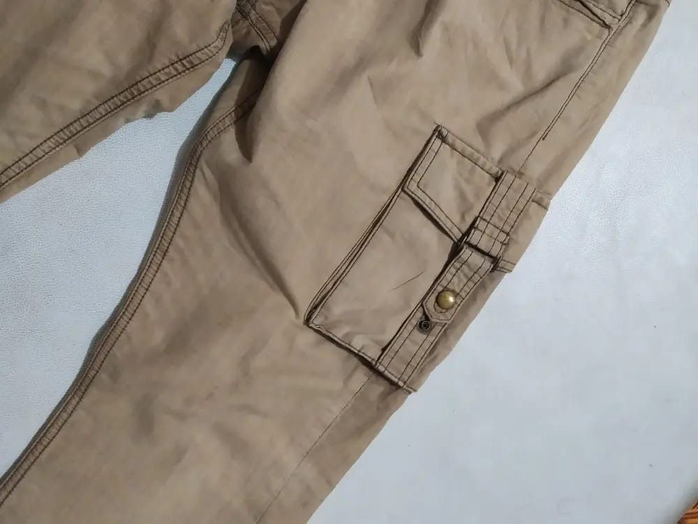 Michel Klein Vintage Michel Klein Homme pin stripe Cargo Pants Size US 32 / EU 48 - 5 Thumbnail