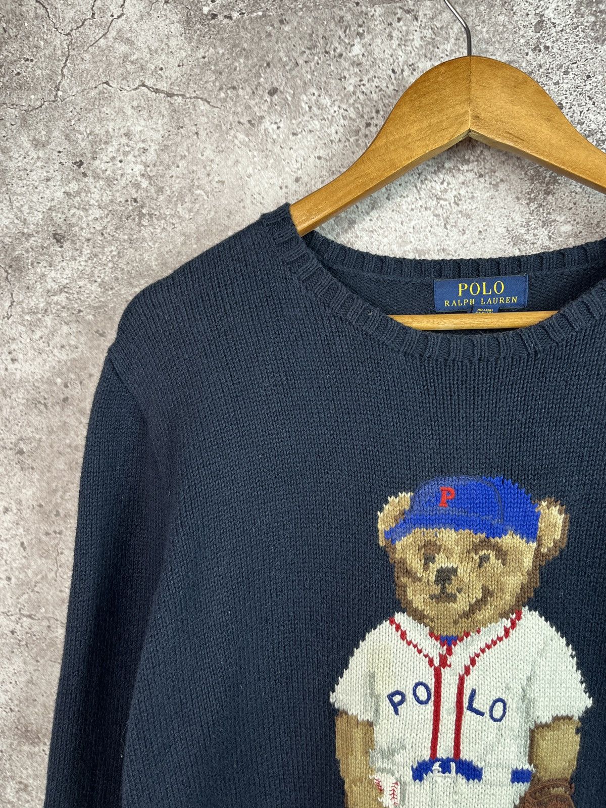 Polo Ralph Lauren Polo Ralph Lauren Polo Bear Sweater Knitwear Size L / US 10 / IT 46 - 3 Thumbnail