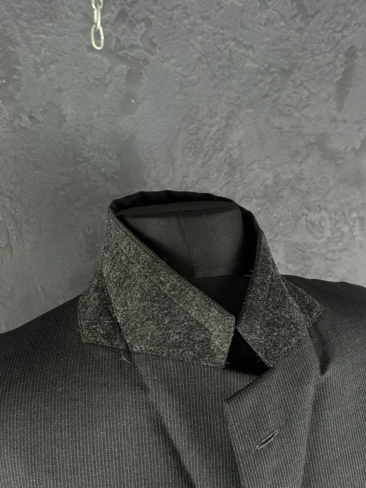 Valentino VTG 80s Valentino Uomo Men's Wool Blazer Italy Size 54 R Size 54R - 8 Thumbnail