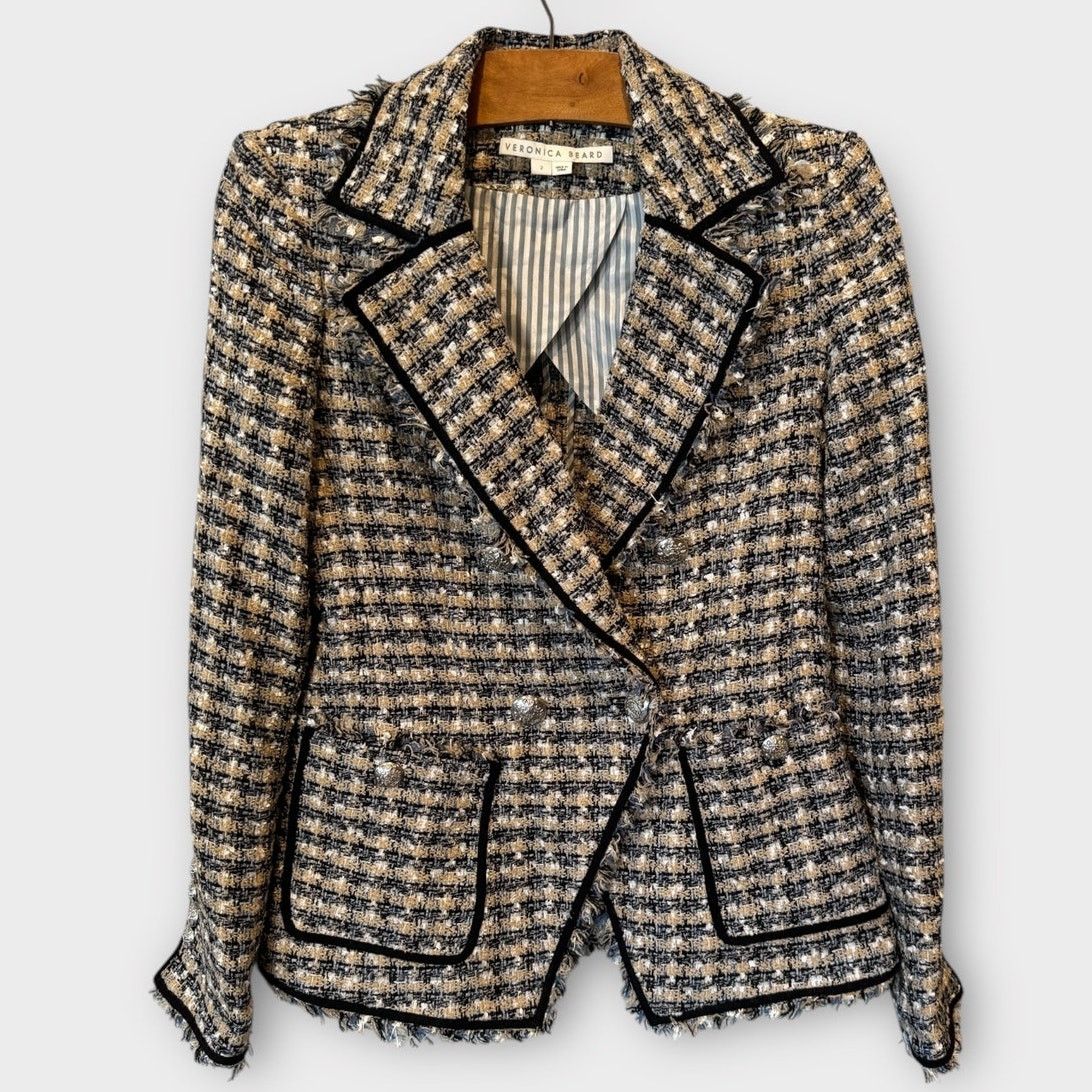 Veronica Beard Veronica Beard Theron Houndstooth Blazer Size 2 Size XS / US 0-2 / IT 36-38 - 3 Thumbnail