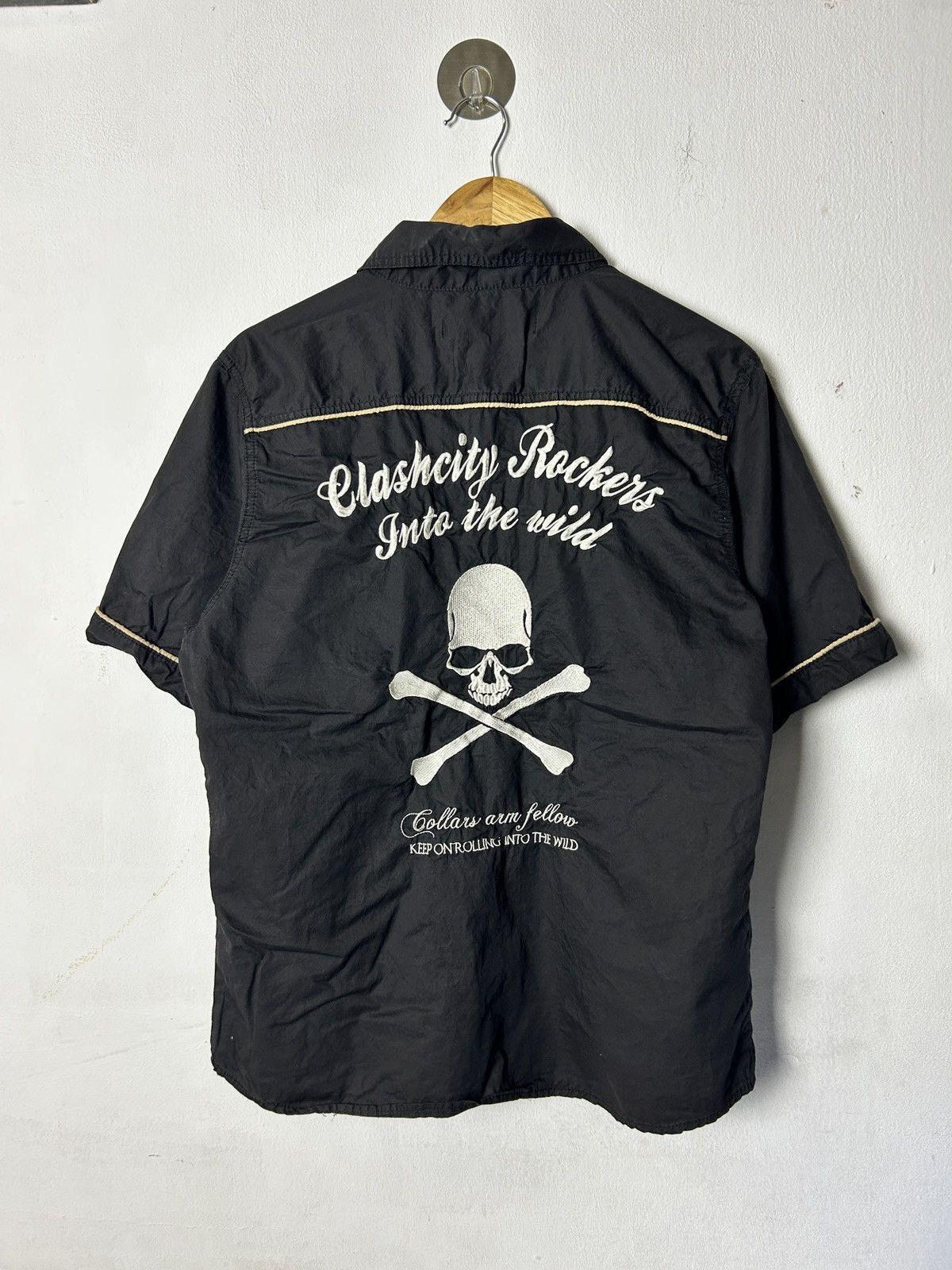 JACKROSE Jackrose punk open collar embroidery skull ifsixwasnine Size US M / EU 48-50 / 2 - 1 Thumbnail