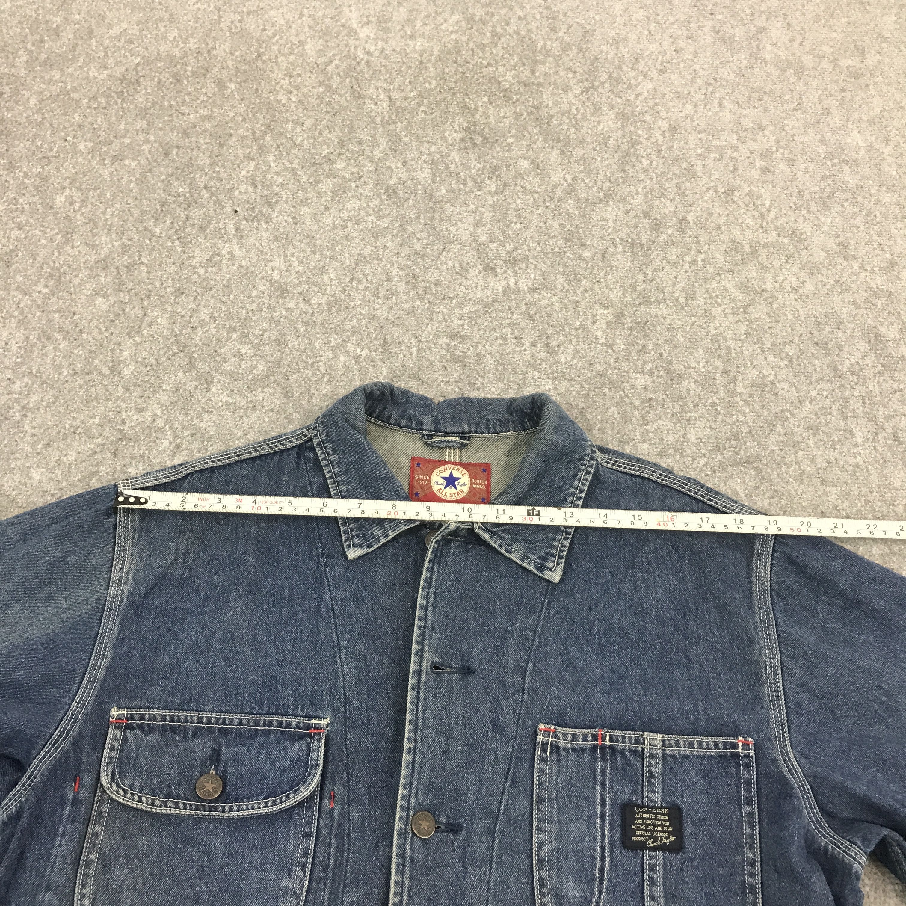 Converse converse all star chore denim jacket Size US M / EU 48-50 / 2 - 8 Thumbnail