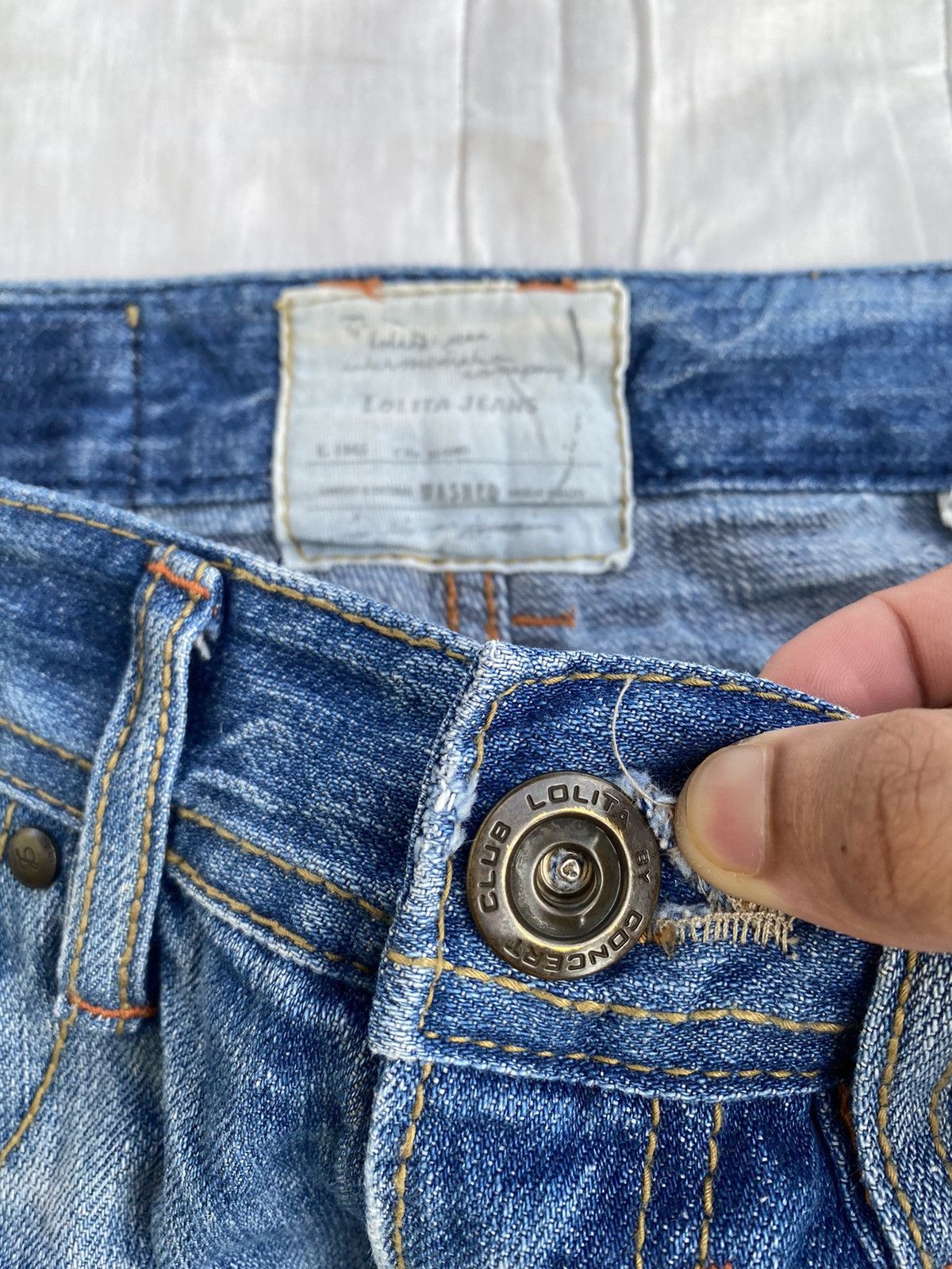 Hysteric Glamour × Tornado Mart RARE🔥LOLITA JAPAN DISTRESSED DENIM JEANS Size 28" / US 6 / IT 42 - 8 Thumbnail