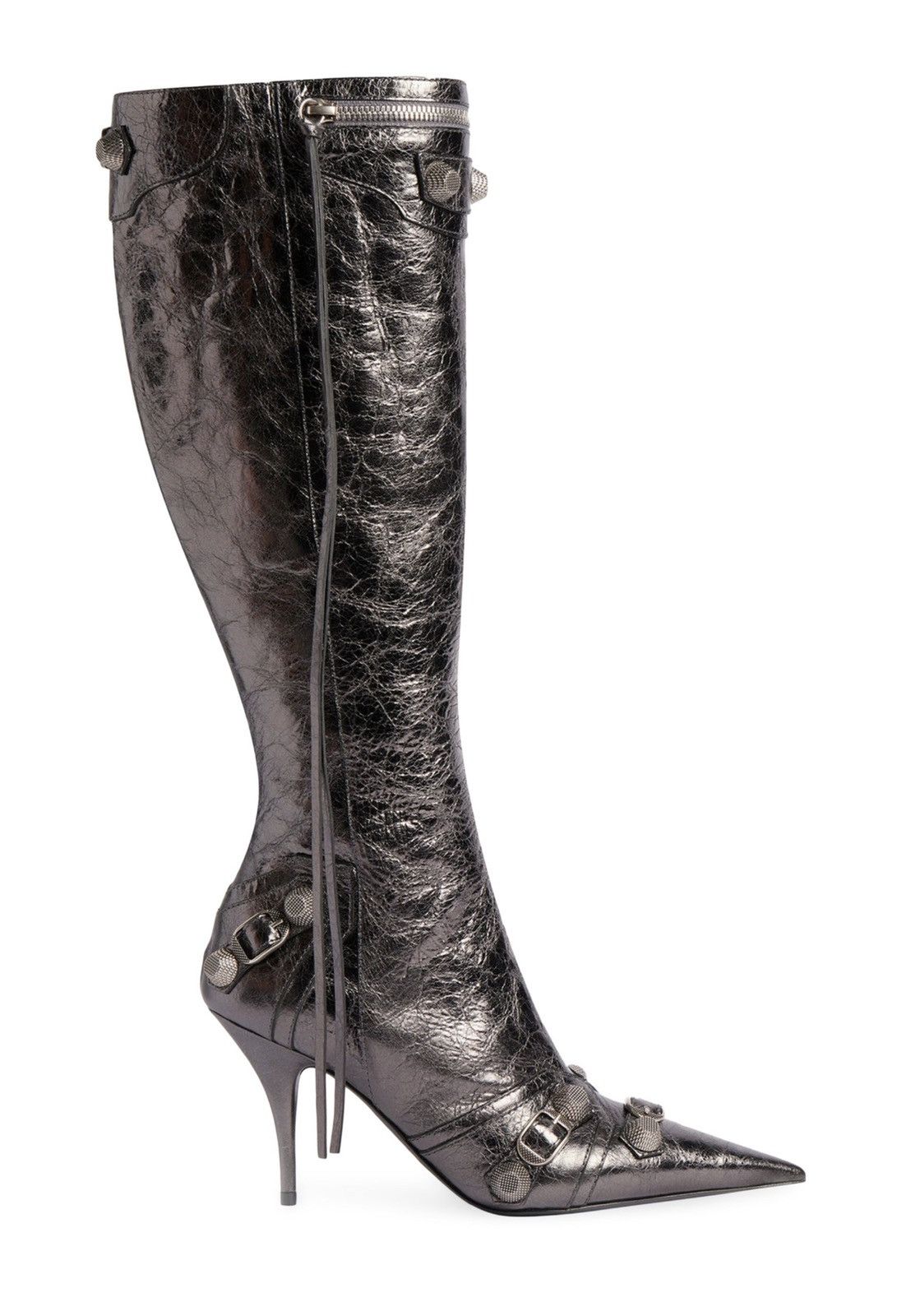 Balenciaga 🔥$2.9K VALUE🔥Cagole Leather Tall Boots Size US 10 / IT 40 - 2 Thumbnail